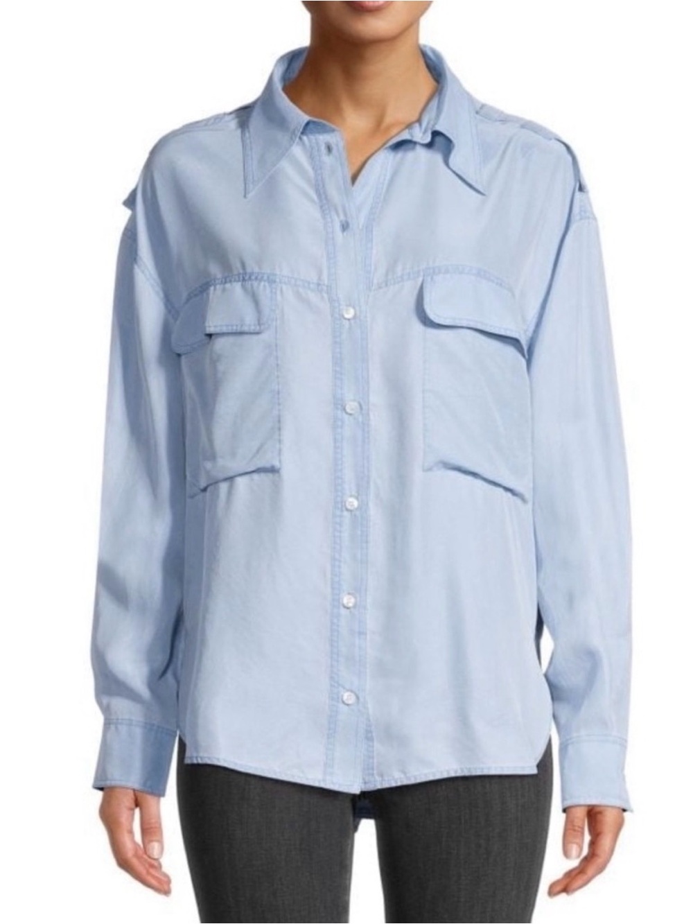 Stella McCartney Lina Button
Down Silk Shirt like new !!!